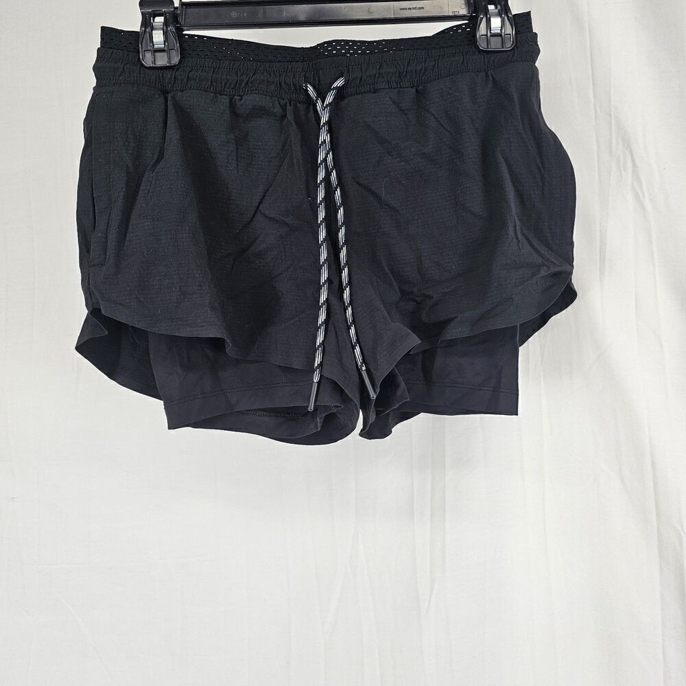 Athleta Black Trekkie Crest 2 in 1 Shortie Hiking Shorts Women's Size 2